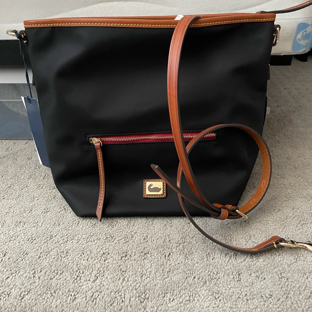 Dooney & Bourke Small Hobo Crossbody Black NWT